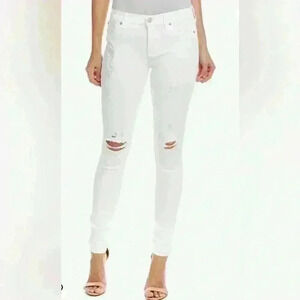 HUDSON Women's  Nico Mid Rise, Super Skinny Jean , sz 28